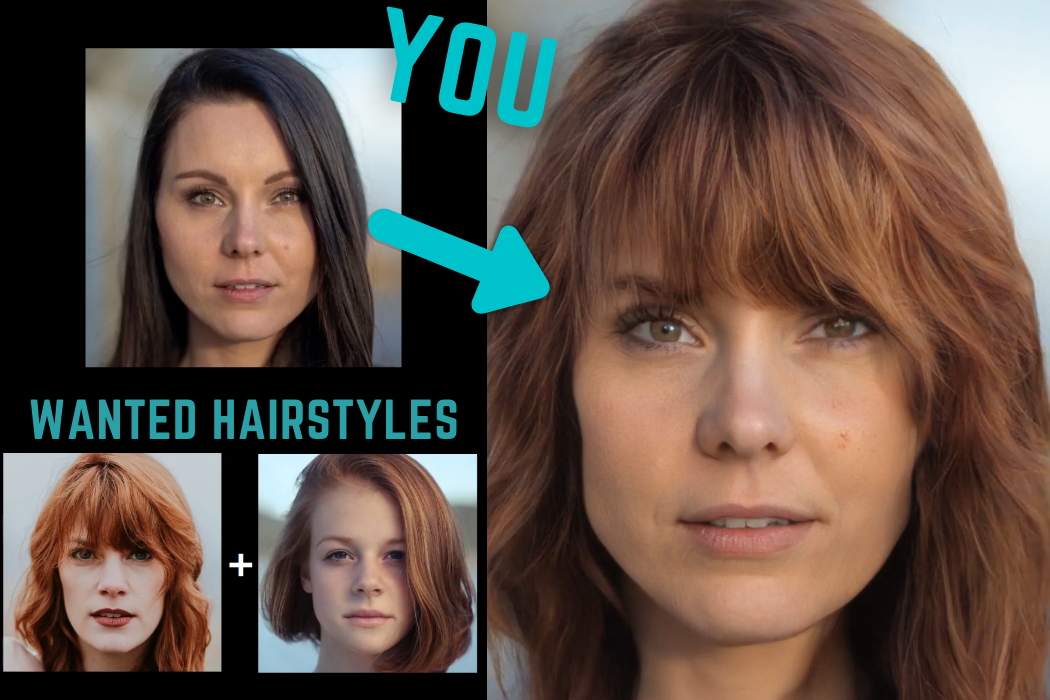 AI Haircut Simulator for Websites and Apps  Various Hair and Wig Styles