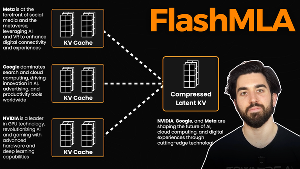 How FlashMLA Cuts KV Cache Memory to 6.7%