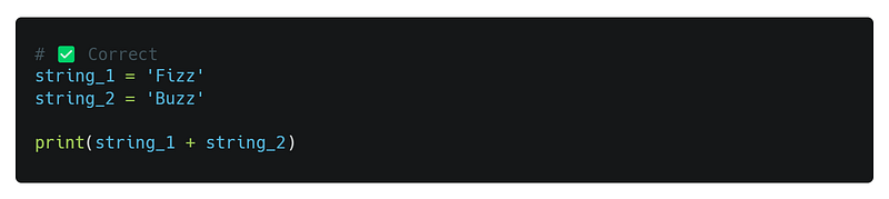Visual example from Python Fundamentals + CS Concepts