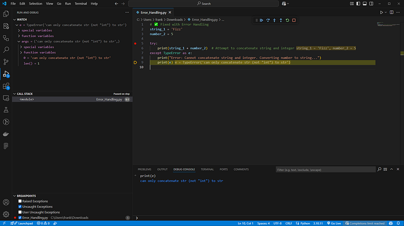 Visual example from Python Fundamentals + CS Concepts