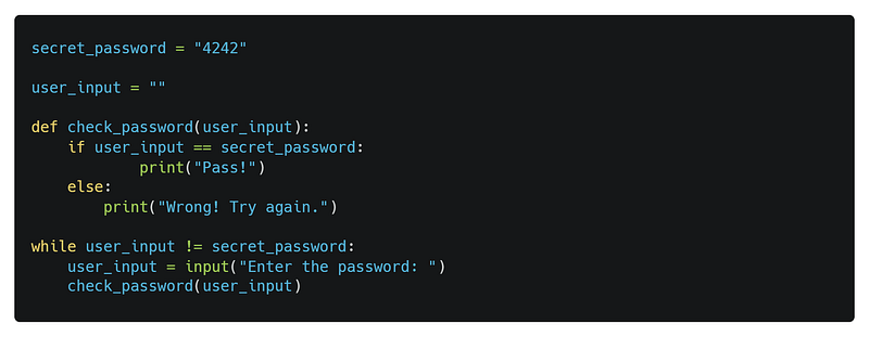 Visual example from Python Fundamentals + CS Concepts