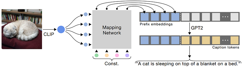 Visual example from New SOTA Image Captioning: ClipCap