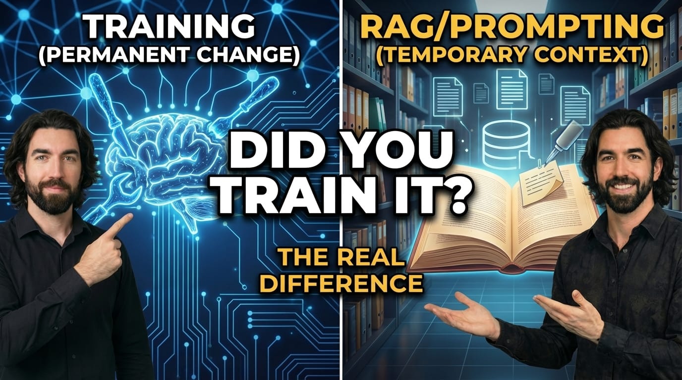 Why RAG Is Not Training Your AI